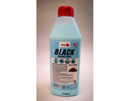 NOWAX Black Cockpit Milk Полироль-молочко для пластика, концентрат 1л. NX01125