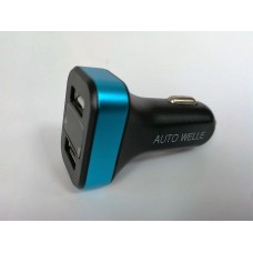 USB адаптер питания с LED-дисплеем AUTO WELLE AW06-16B  