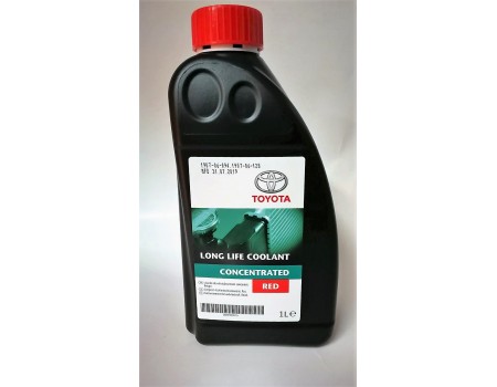 TOYOTA Антифриз концентрат Long Life Coolant G12 красный 1л.