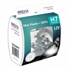 Brevia Автолампи H7 55w Max Power 100% 12070MPS 2шт