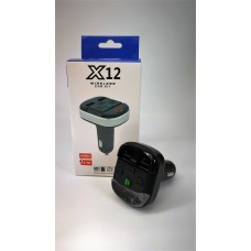 Модулятор FM X12  12-26V 2-USB