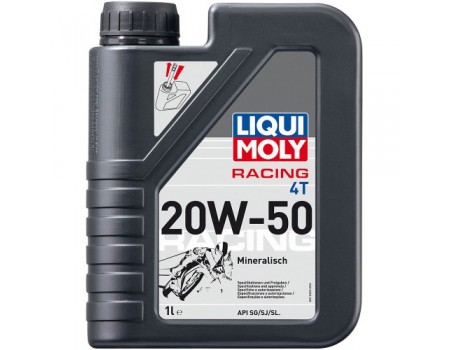 Liqui Moly Racing 4T 20W-50 HD Минеральное моторное масло для 4-тактных мотоциклов 1л (1500)