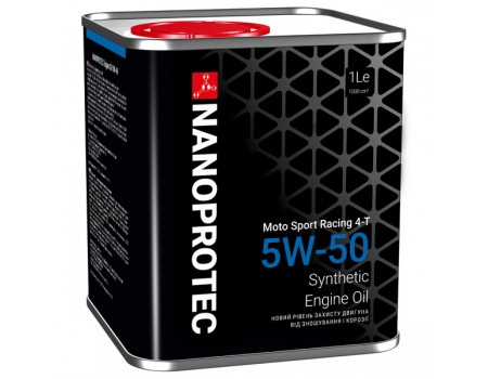 NANOPROTEC МОТО масло 5W-50 4T 1л