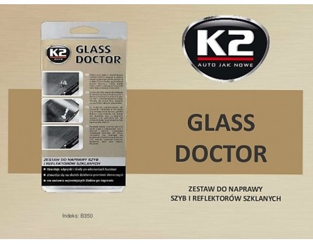 K2 Набор для ремонта стекла GLASS DOCTOR 0.8мл (B350)