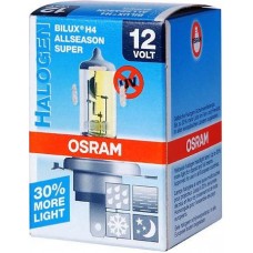 Osram автолампа H4 ALS All Season Super 60/55W 12V P43T (64193ALS)