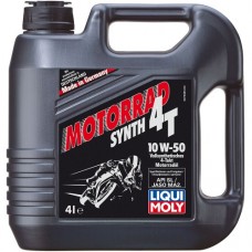 Liqui Moly Racing Synth Cинтетическое моторное масло для 4-тактных мотоциклов 4T 10W-50, 4л (7508)