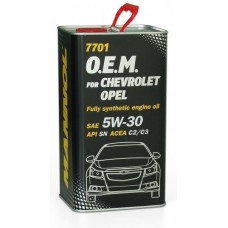 Mannol O.E.M. 7701 METALL for Chevrolet Opel 5w30 4л.