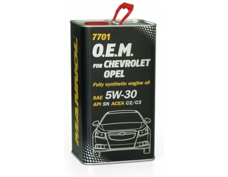 Mannol O.E.M. 7701 METALL for Chevrolet Opel 5w30 4л.