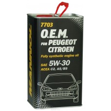 Mannol 7703 O.E.M for Peugeot Citroen 5W-30. 4л