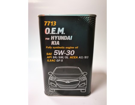 Mannol 7713 O.E.M. for HYUNDAI KIA 5W-30, 1л