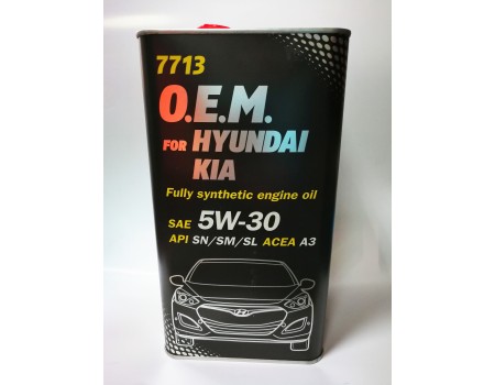 Mannol 7713 O.E.M. for HYUNDAI KIA 5W-30, 4л.