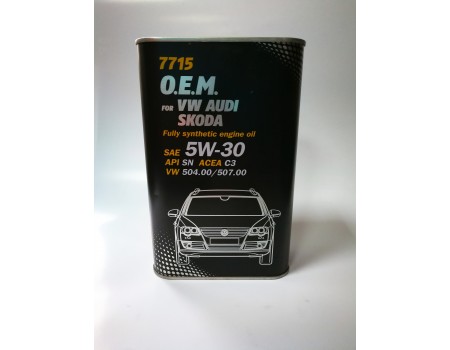 Mannol 7715 O.E.M. (Volkswagen,Audi, Skoda, Seat)  5W-30 5л