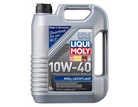 Liqui Moly MoS2 Leichtlauf Полусинтетическое Моторное Масло С Молибденом 10W-40, 5л (1931)