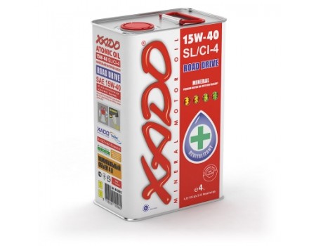 XADO Atomic Oil 15W-40 SL/CI-4, XA 20213  4л.