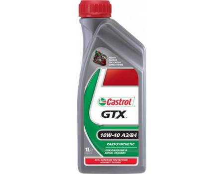 Castrol GTX 10W-40 A3/B4, 1л