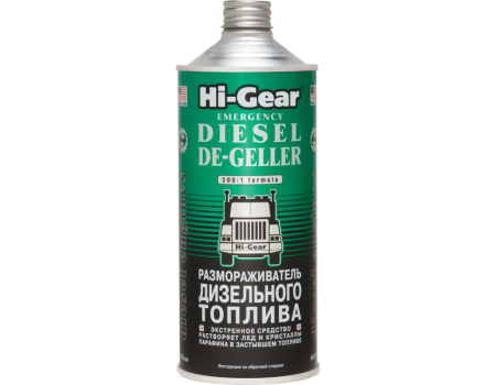 Hi-Gear HG4114 Добавка в дизтопливо размораживатель, 946мл