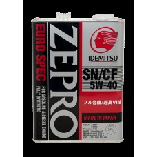 IDEMITSU ZEPRO EURO SPEC 5W-40 SN/CF Fully-Synthetic 4L