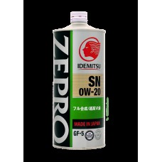 IDEMITSU ZEPRO ECO MEDALIST 0W-20 SN/GF-5 Fully-Synthetic 1L