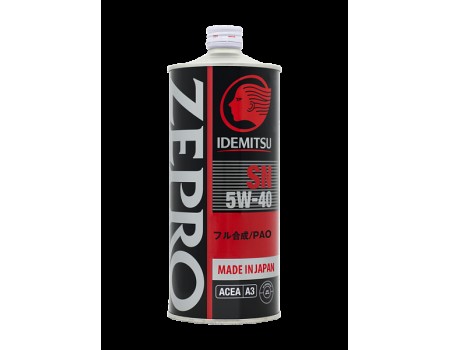 IDEMITSU  ZEPRO RACING 5W-40 SN Fully-Synthetic 1L