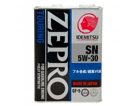 IDEMITSU  ZEPRO TOURING 5W-30 SN/GF-5 Fully-Synthetic 4L