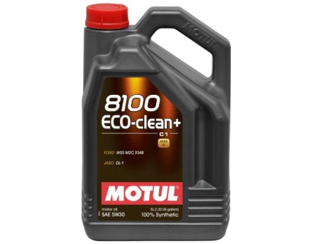 Motul Моторное масло  8100 ECO-CLEAN+ SAE 5W30 5л