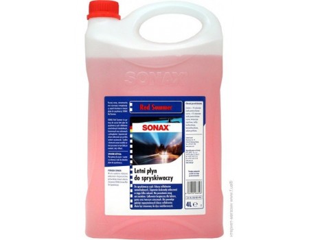SONAX Летняя  жидкость омывателя Красное лето (Германия) 266405 4л 