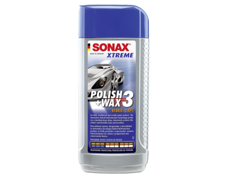 SONAX Xtreme NanoPro Полироль №3 с воском для глубокой полировки  (Германия) 250мл 202100